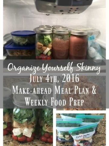 Make-ahead Meal Plan Weekly Food Prep