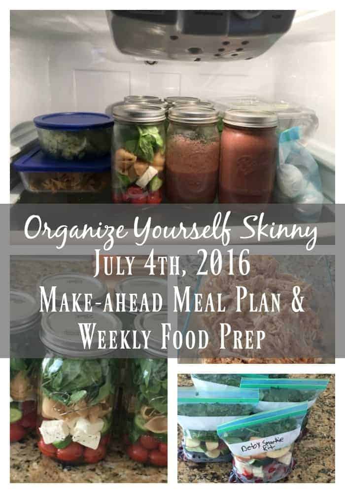 Make-ahead Meal Plan Weekly Food Prep