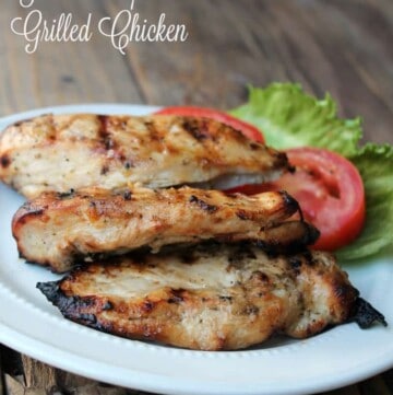 Piccata-inspired grilled chicken recipe