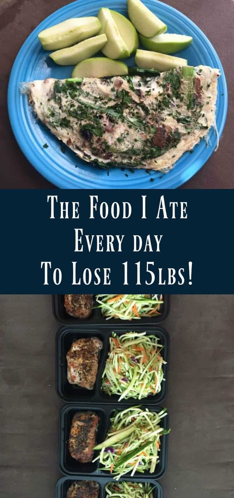 The Food I Ate Every Day to Lose 115lbs!