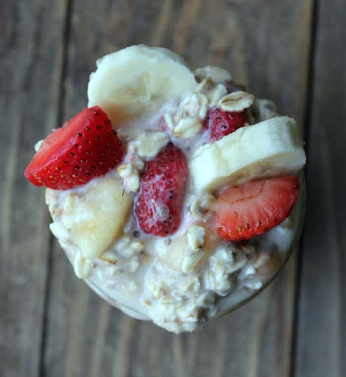 Organic Strawberry Overnight Oats