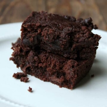 Zucchini brownies that are so delicious and rich you would never guess there's vegetables hidden in them!