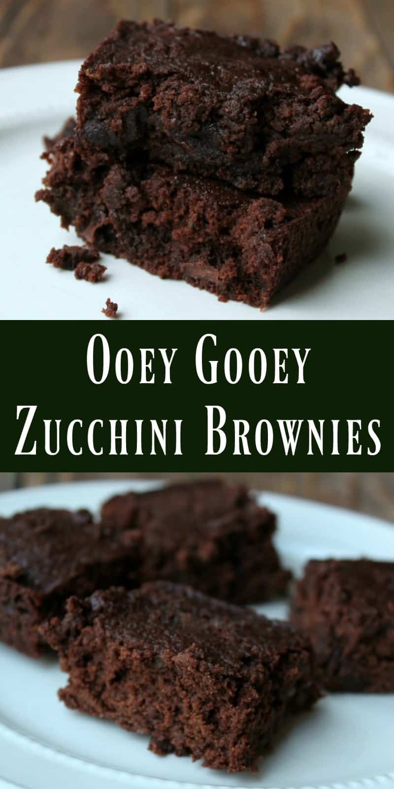 Zucchini brownies that are so delicious and rich you would never guess there's vegetables hidden in them!