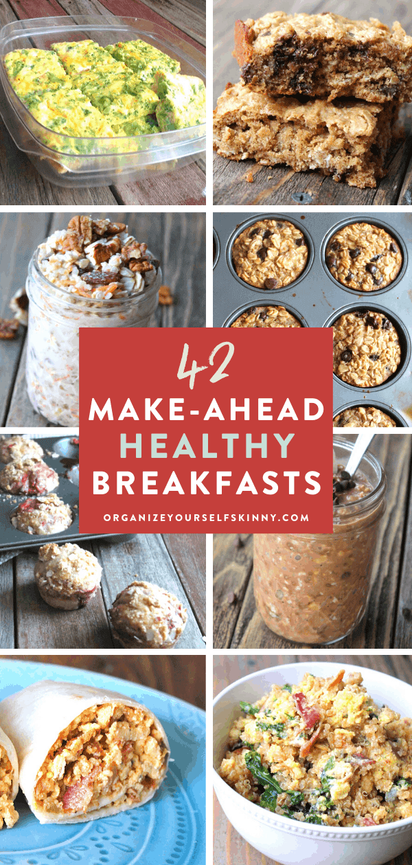 Meal Prep Breakfast Recipes - Organize Yourself Skinny