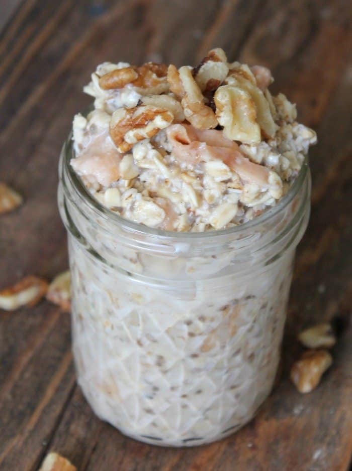 apple cinnamon overnight oats