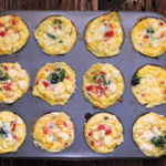 egg bites in a muffin pan