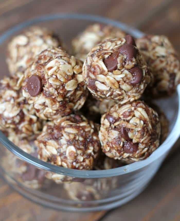 Chocolate Peanut Butter Protein Balls - Organize Yourself Skinny