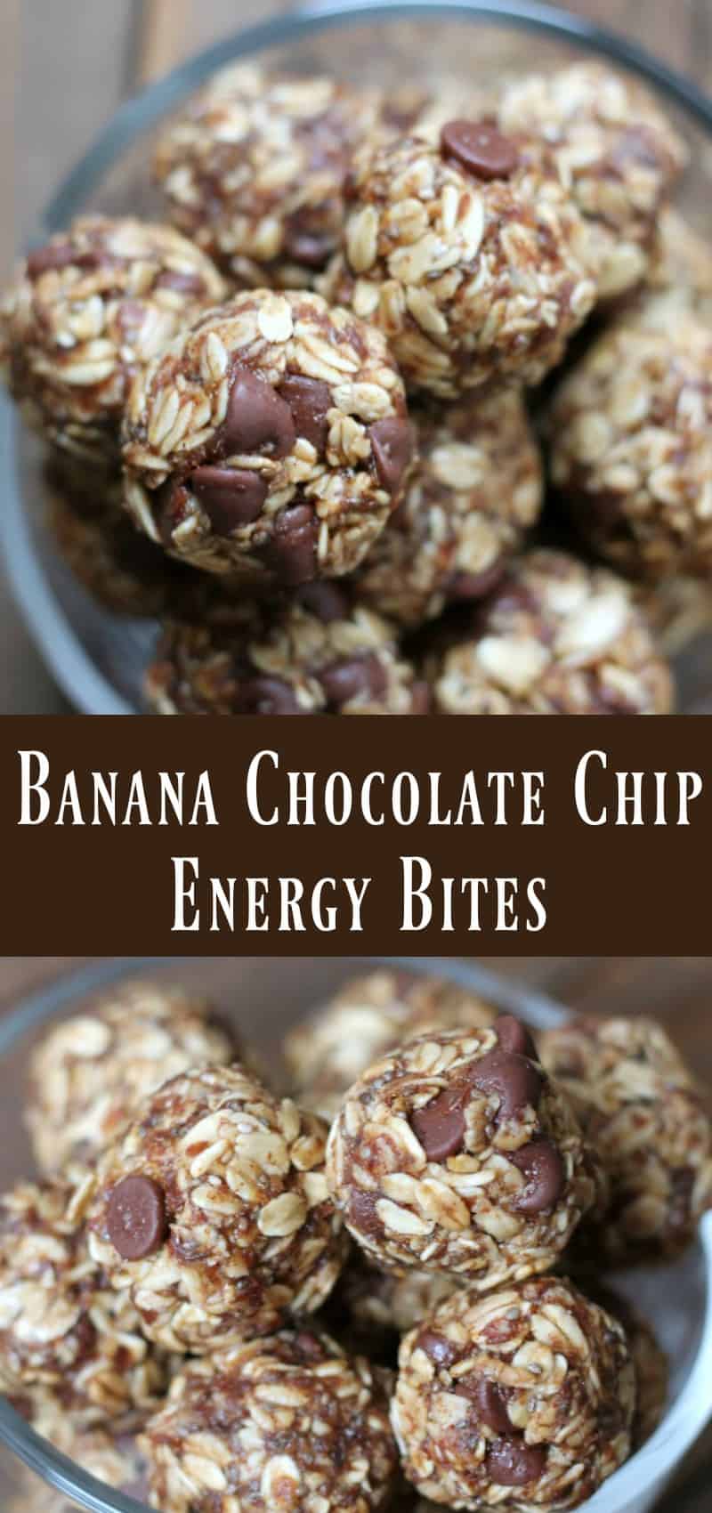 Banana Chocolate Chip Energy Bites