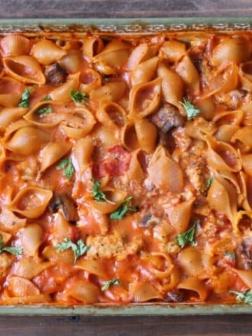 Healthy Pizza Pasta Bake Make-ahead Dinner recipe