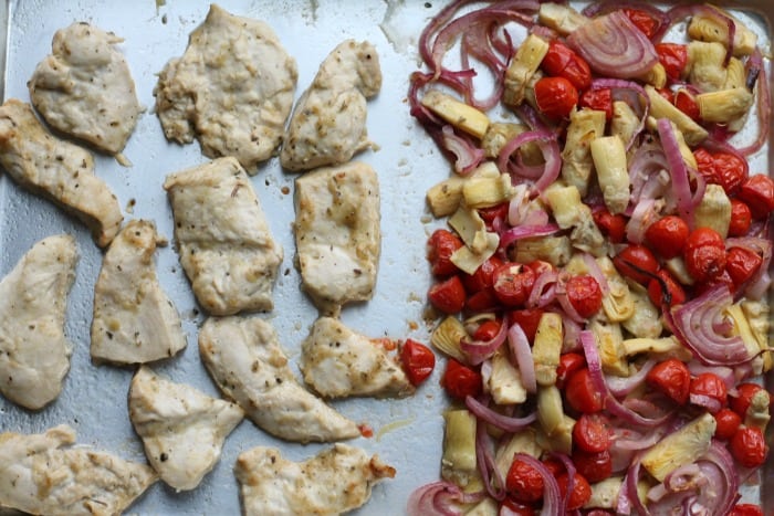 Healthy Sheet Pan Pizza - Organize Yourself Skinny