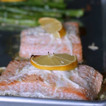 Baked Salmon and Asparagus