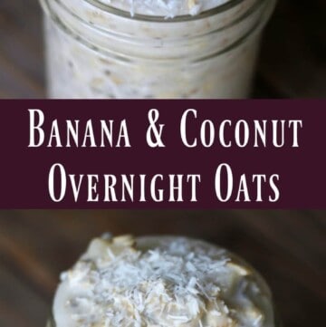 Banana and Coconut Overnight Oats