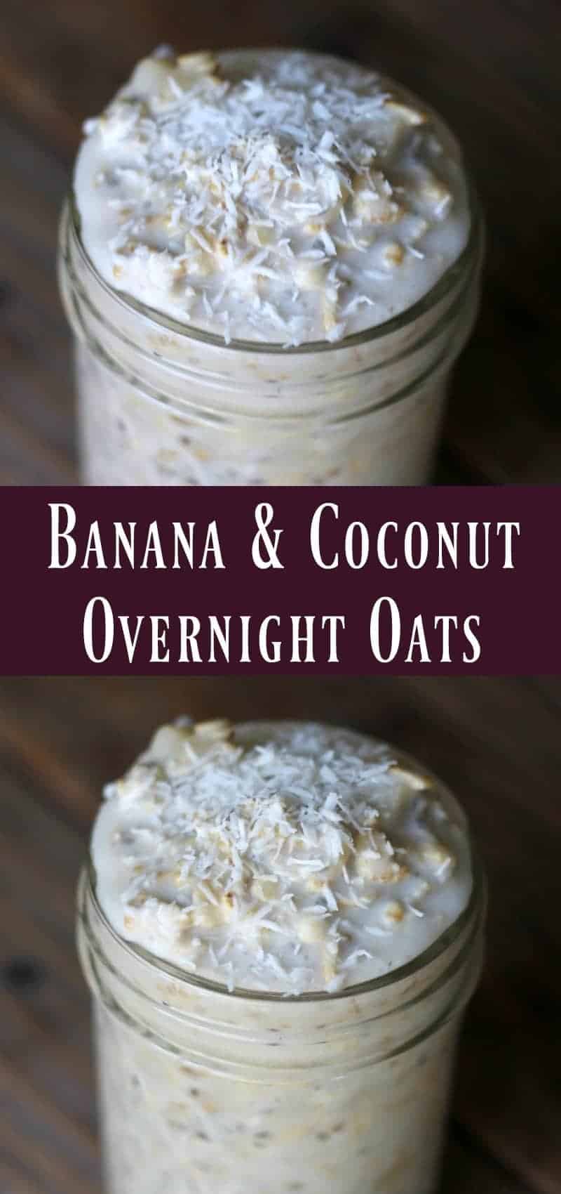 Banana Coconut Overnight Oats