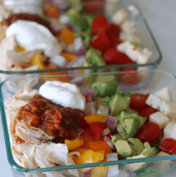 Meal Prep Chicken Burrito Bowls