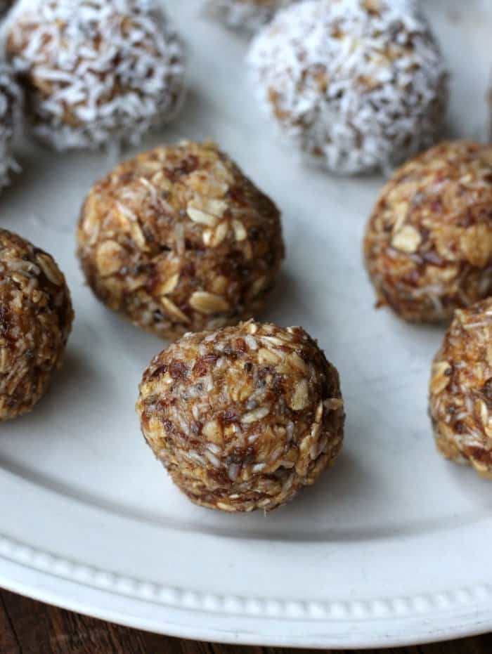 banana and coconut energy balls