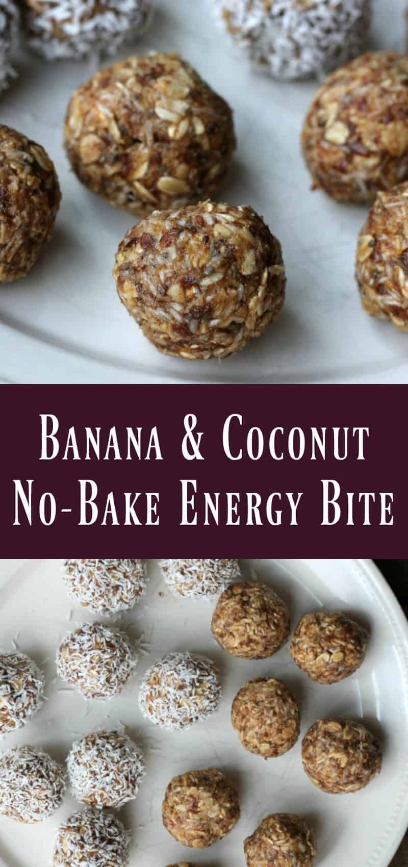 Banana & Coconut No-bake Energy Bite