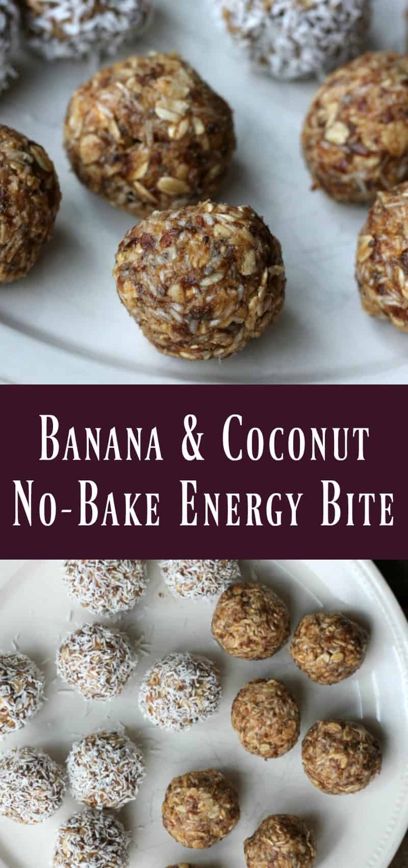 Banana & Coconut No-bake Energy Bite