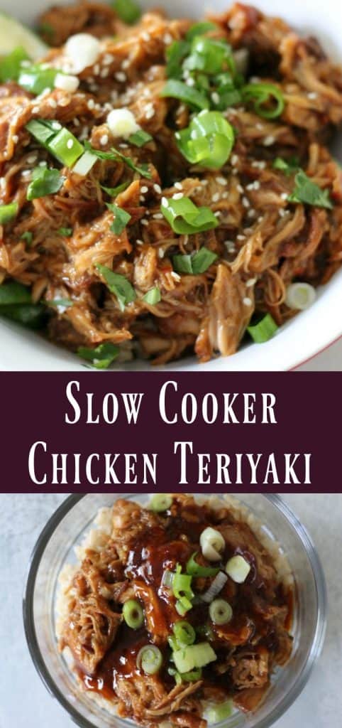 Slow Cooker Chicken Teriyaki - Organize Yourself Skinny