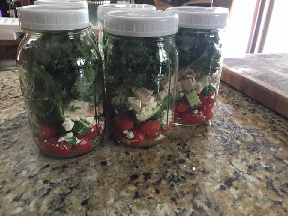 Make-ahead Mason Jar Salads