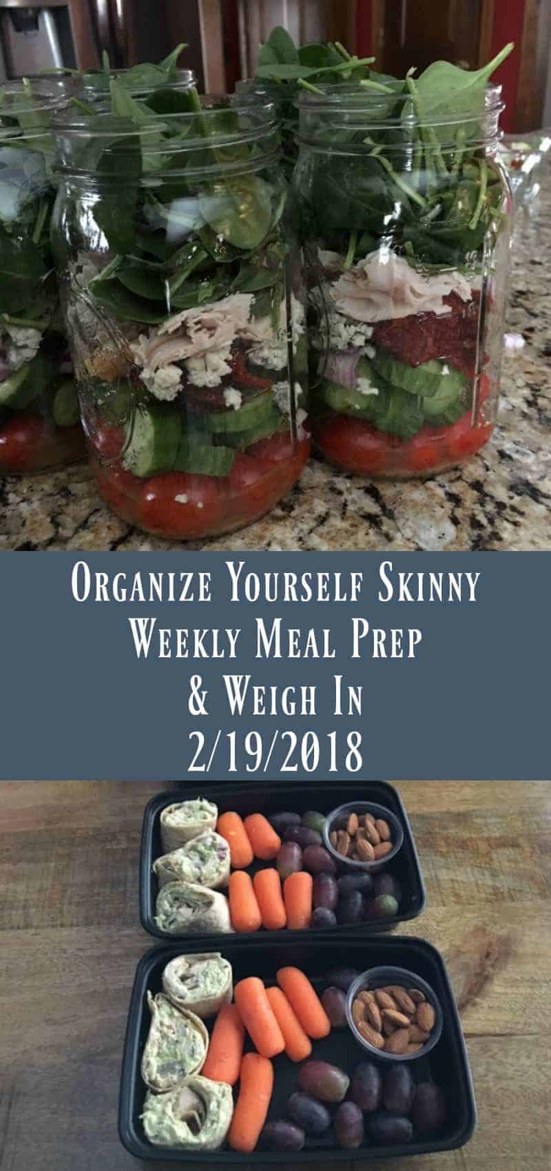 Weekly Meal Prep & Weigh In