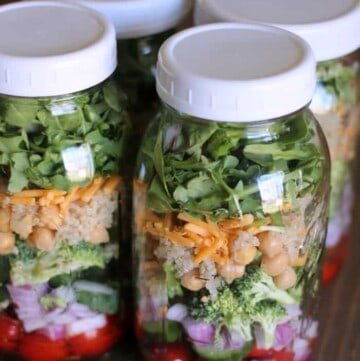 Mason Jar Salad: Greens and Ancient Grains (CoreLife Copycat Recipe) #masonjarsalad