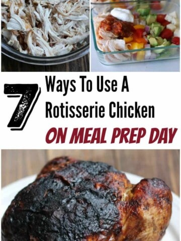 Rotisserie chicken recipes to use on meal prep day