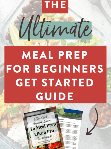 beginner meal prep