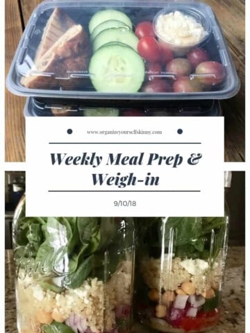 Weekly Meal Prep & Weigh-in