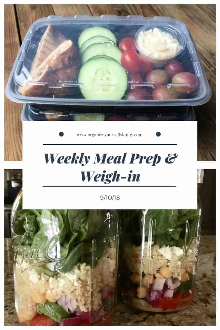 Weekly Meal Prep & Weigh-in 