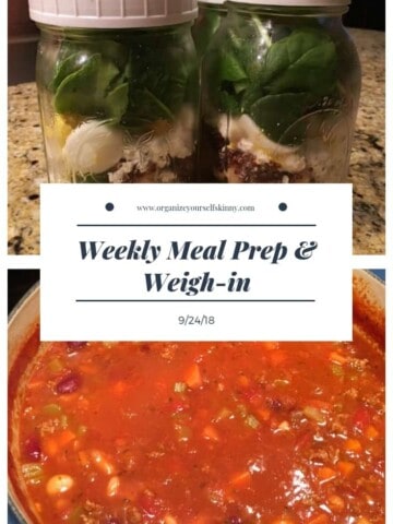 Weekly Meal Prep an Weigh-in