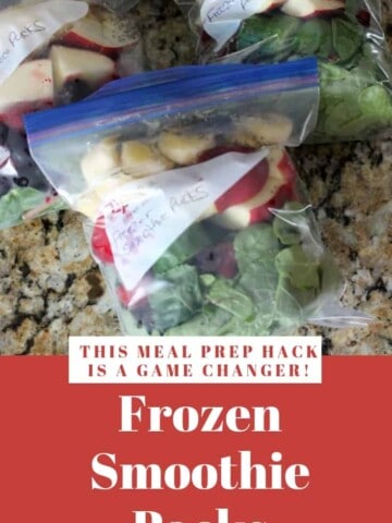 Frozen Smoothie Packs. How to meal prep a week's worth of smoothies in a day