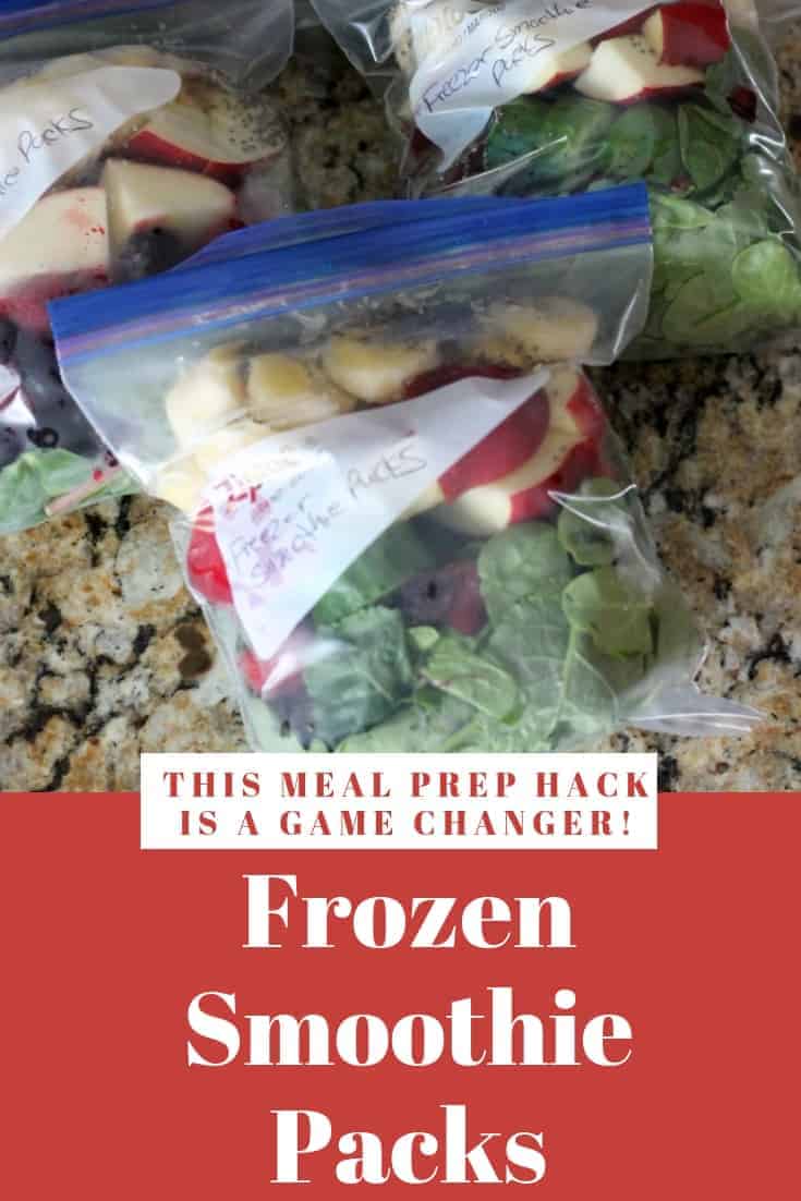 Frozen Smoothie Packs. How to meal prep a week's worth of smoothies in a day