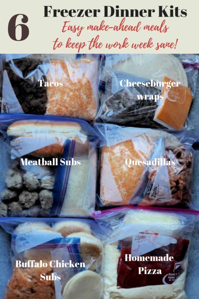Make ahead freezer meals: My 6 Favorite Freezer Meal Kits! - Organize ...
