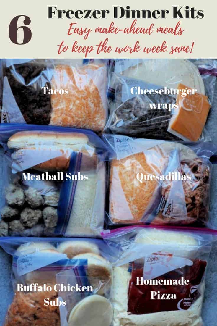 Make ahead freezer meals