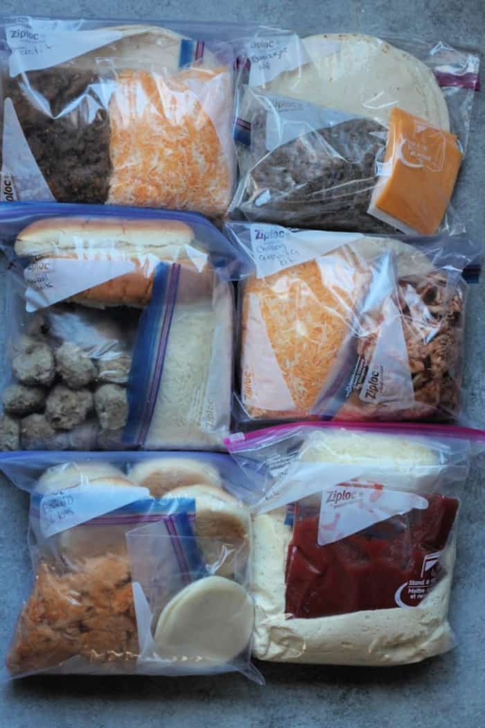 make ahead freezer meals