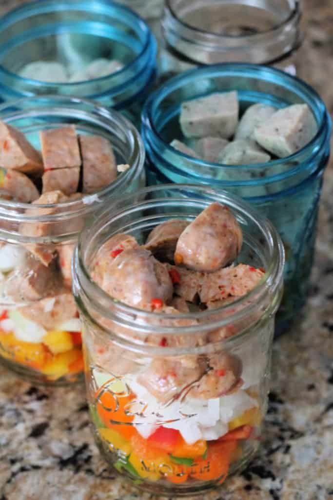omelette jar for meal prep