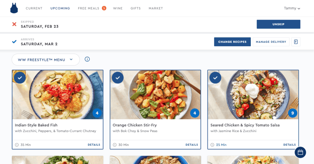 blue apron weight watchers blue apron weight watchers