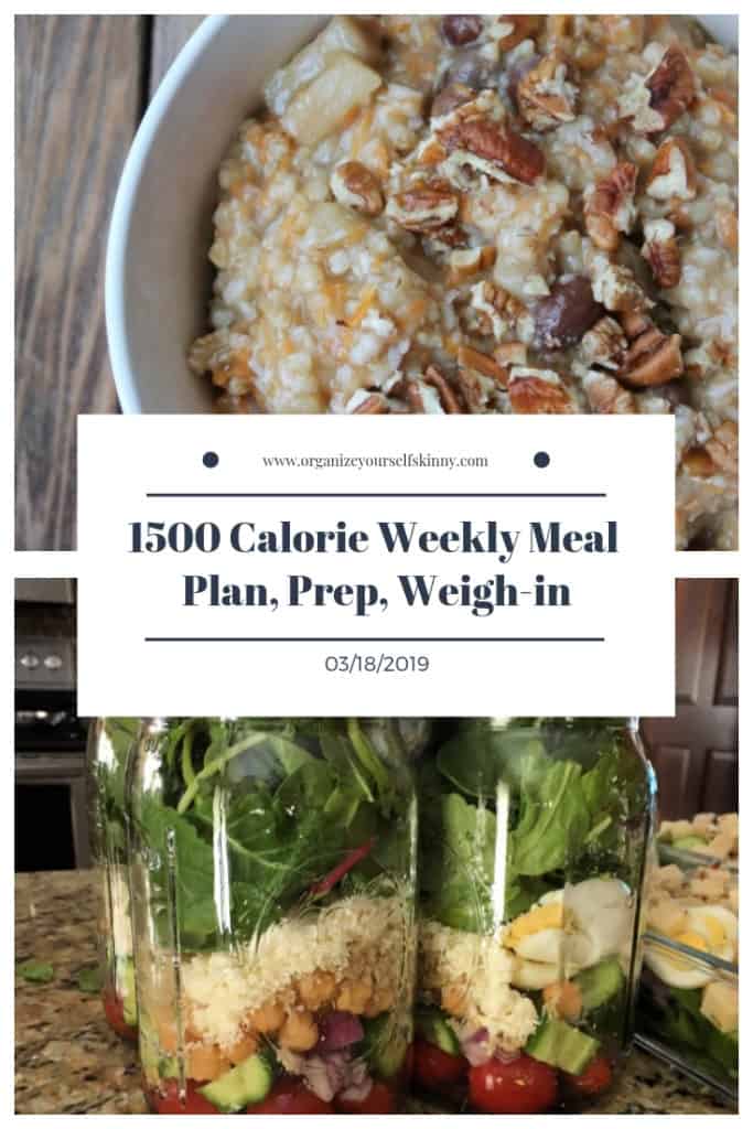 1500 weekly meal plan