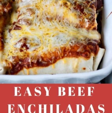 Easy Beef Enchiladas