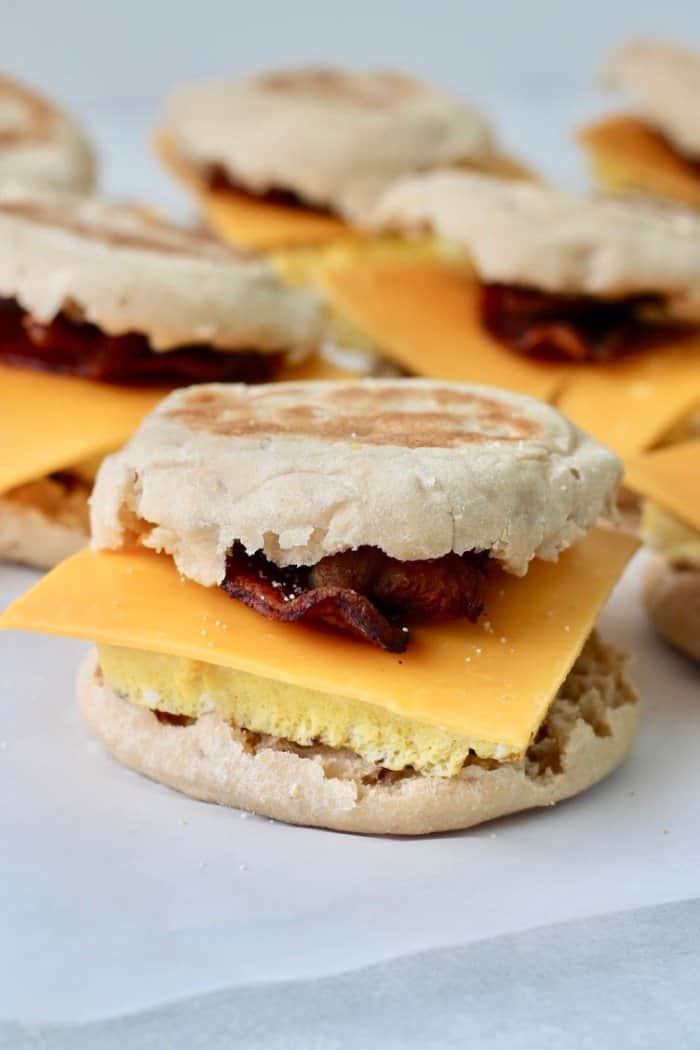 freezer breakfast sandwiches for new mom freezer meals