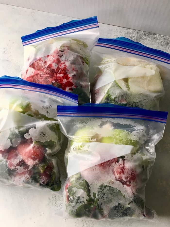 frozen smoothie packs