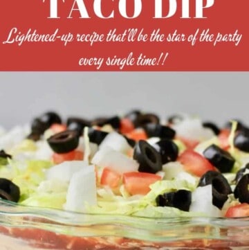Taco Dip Recipe. Easy taco dip.
