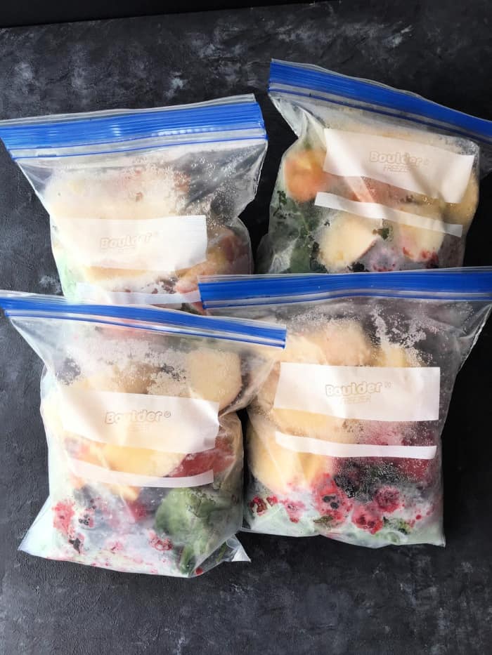 frozen smoothie packs