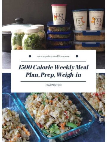 1500 calorie family friendly weight loss meal plan and prep