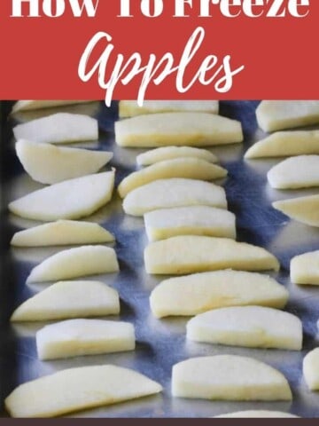 How to Freeze Apples