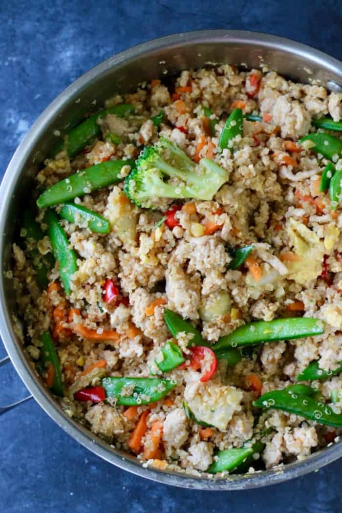 quinoa fried rice