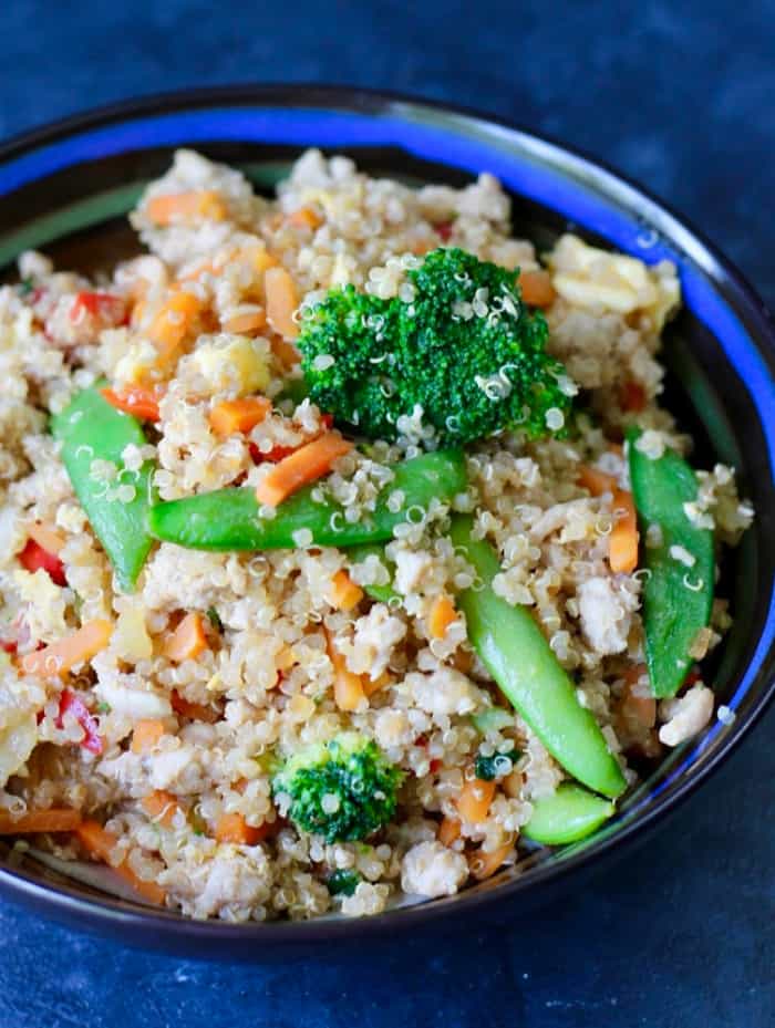 quinoa chicken fried rice