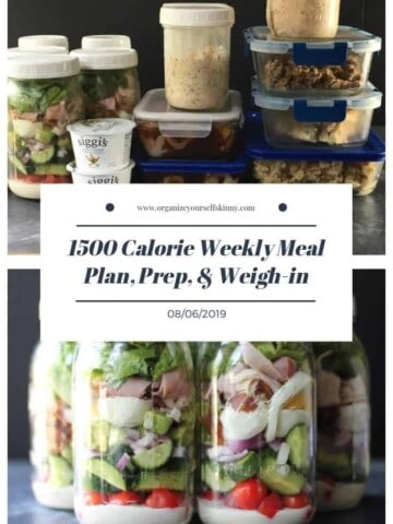 weekly make-ahead weight loss meal plan