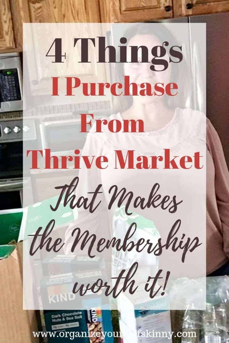 4 Thrive Market Items I Purchase. Thrive Market review. 