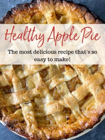 Healthy Apple Pie Recipe. This is the best apple pie recipe that's so easy to make and can be prepared ahead of time.